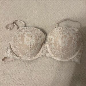 Victoria's Secret Cream Lace Bra
